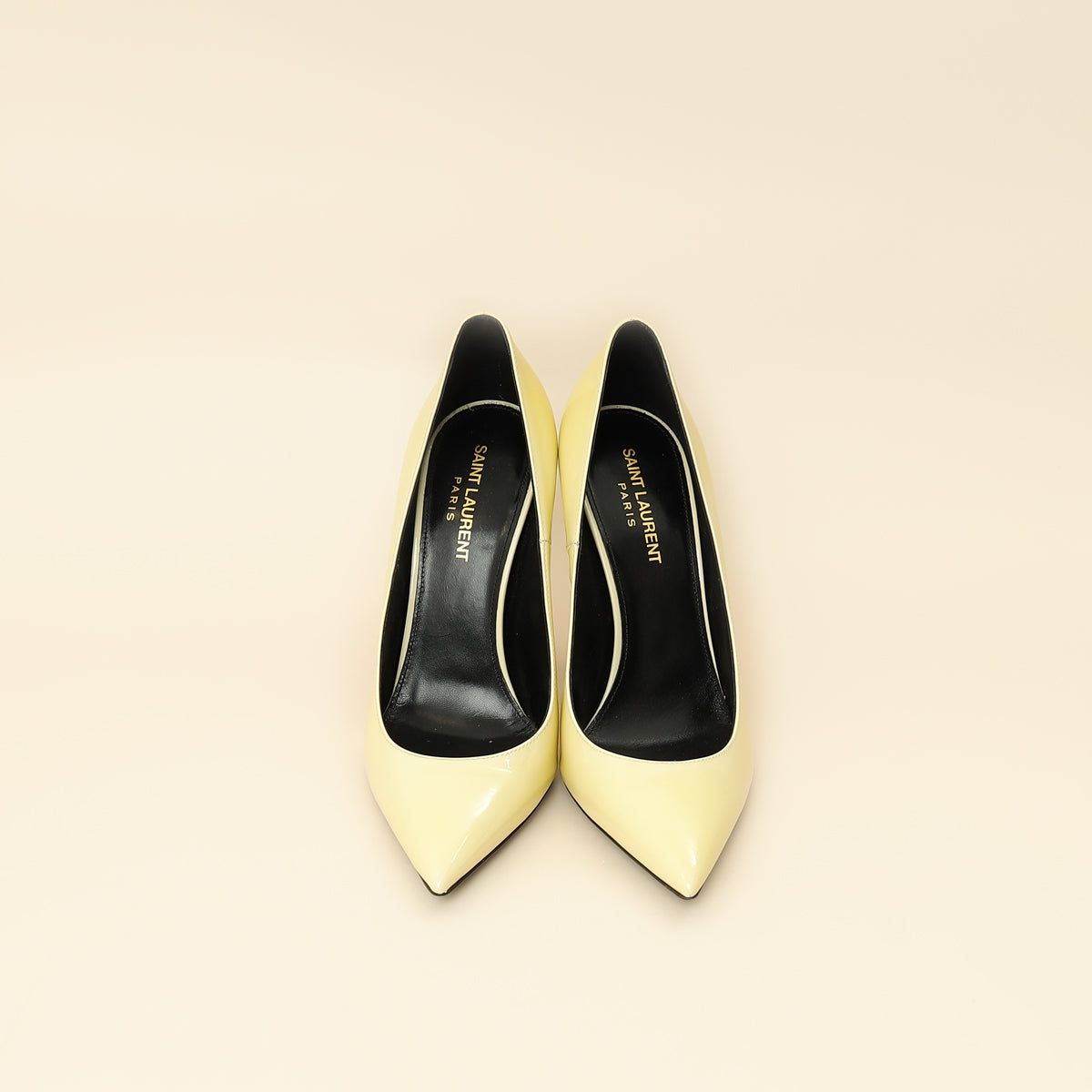 YSL Blanc Vintage Opyum Pump 37.5-YSL-THE CLOSET