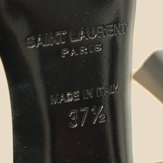 YSL Blanc Vintage Opyum Pump 37.5-YSL-THE CLOSET