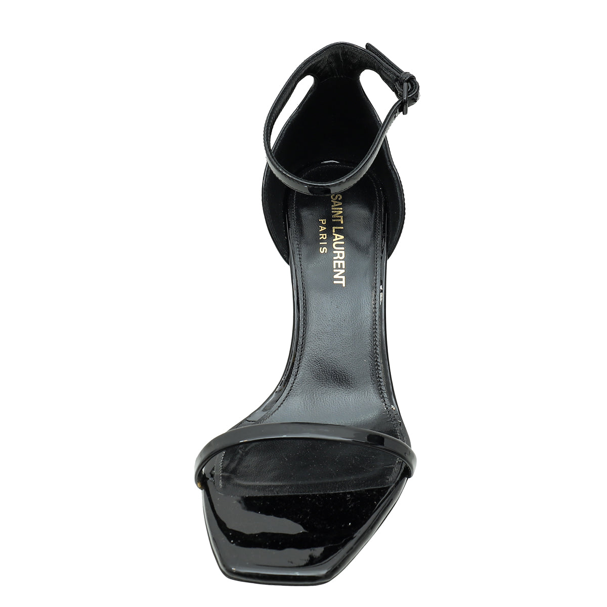 YSL Black Opyum Sandal 37