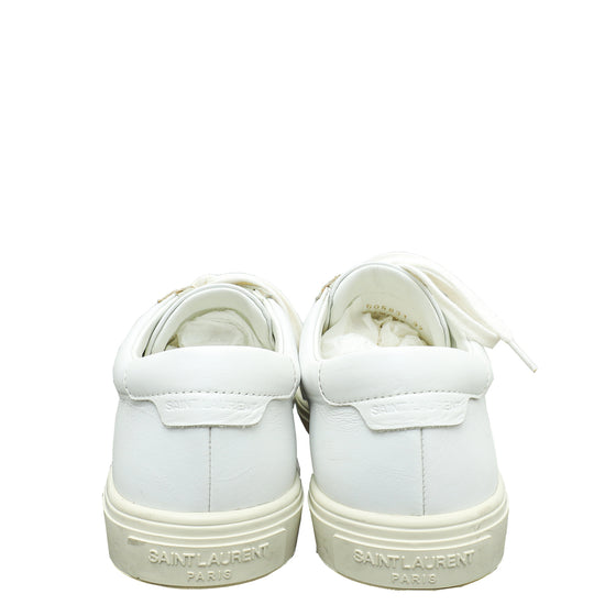 YSL White Andy Sneaker 37