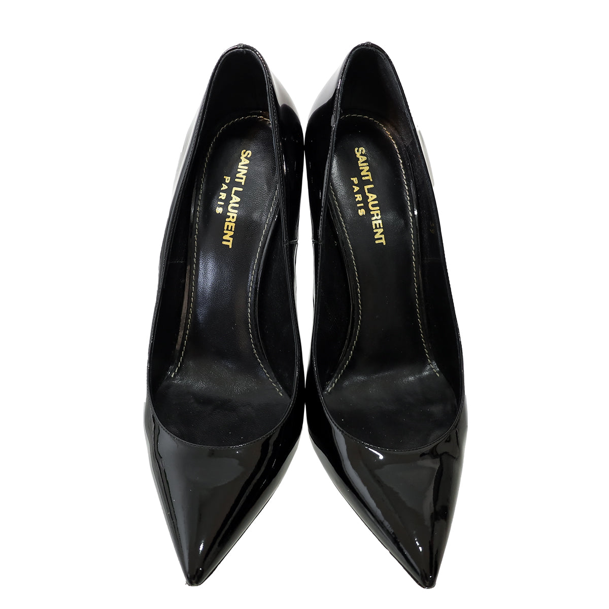 YSL Black Opyum Pumps 39