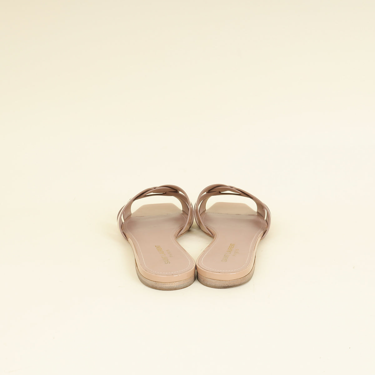YSL Nude Tribute Flat Sandals 40-YSL-THE CLOSET