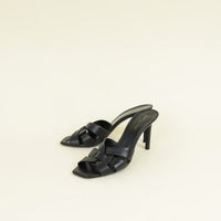 YSL Black Tribute Mules 40