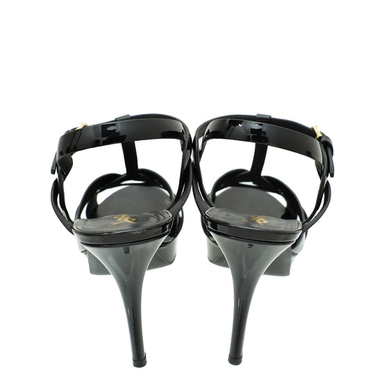 YSL Black Tribute Sandal 42