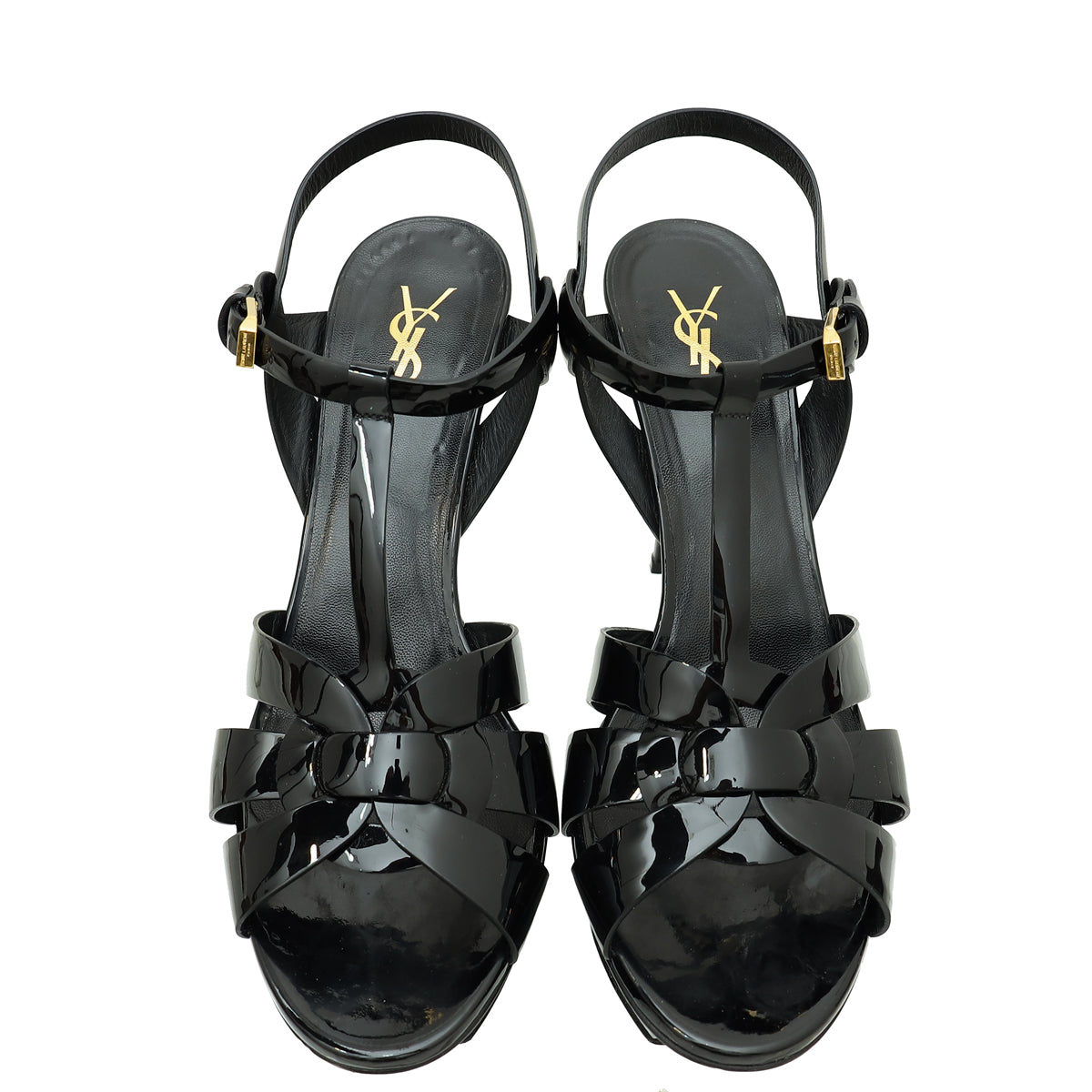 YSL Black Tribute Sandal 42