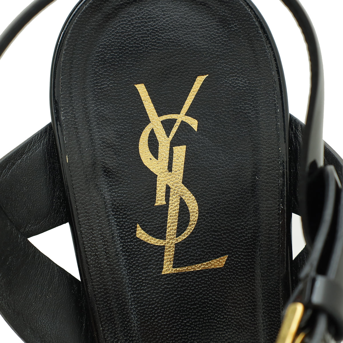 YSL Black Tribute Sandal 42