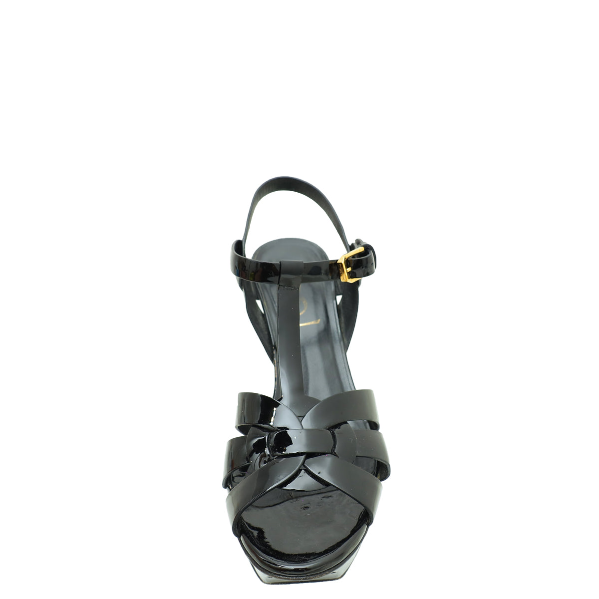 YSL Black Tribute Sandal 35.5-YSL-THE CLOSET