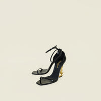 YSL Black Opyum Sandal 36.5
