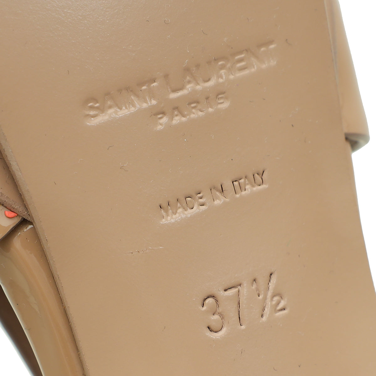 YSL Nude Tribute Sandal 37.5