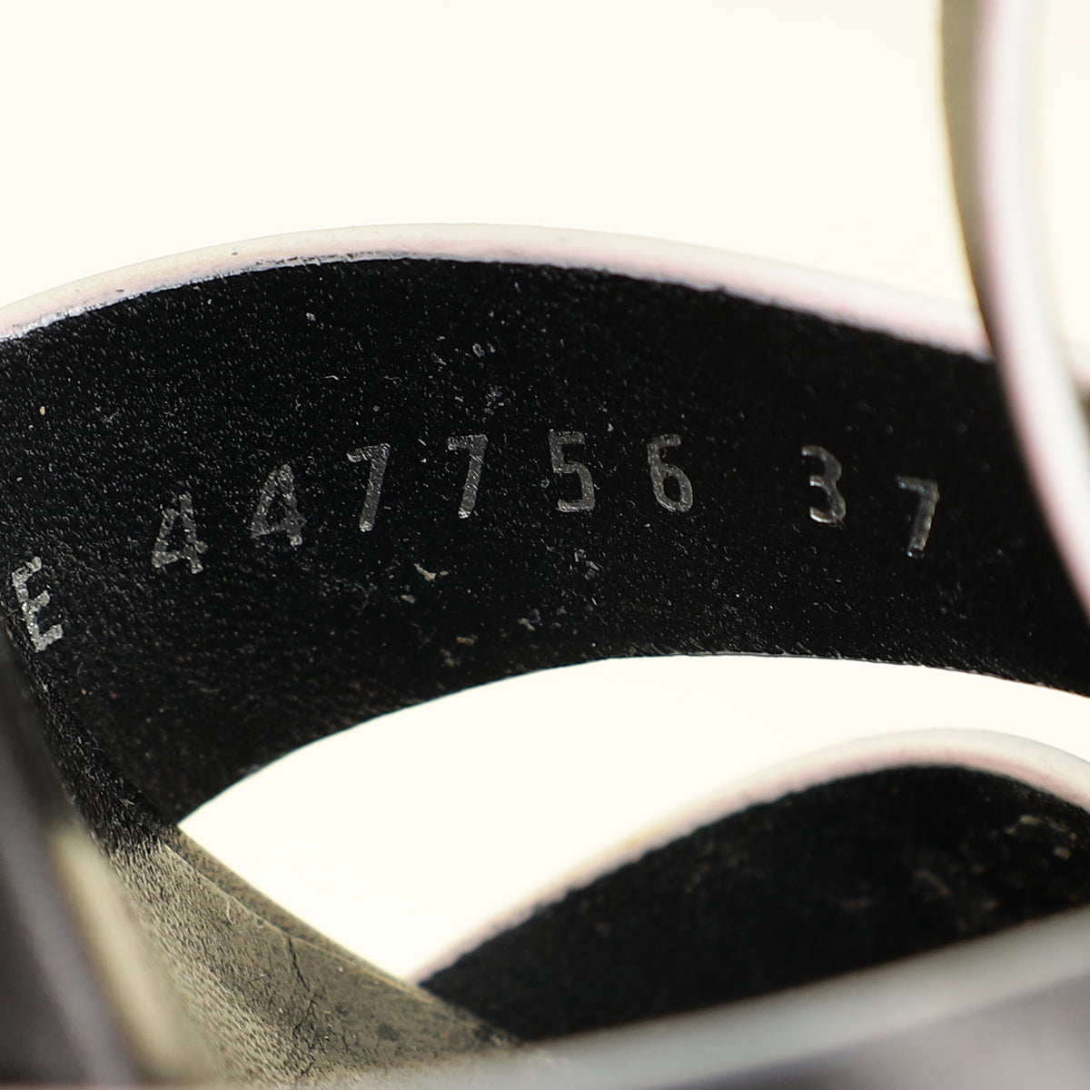 YSL Black Tribute Leather Sandal 37