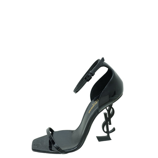 YSL Black Opyum Sandal 37