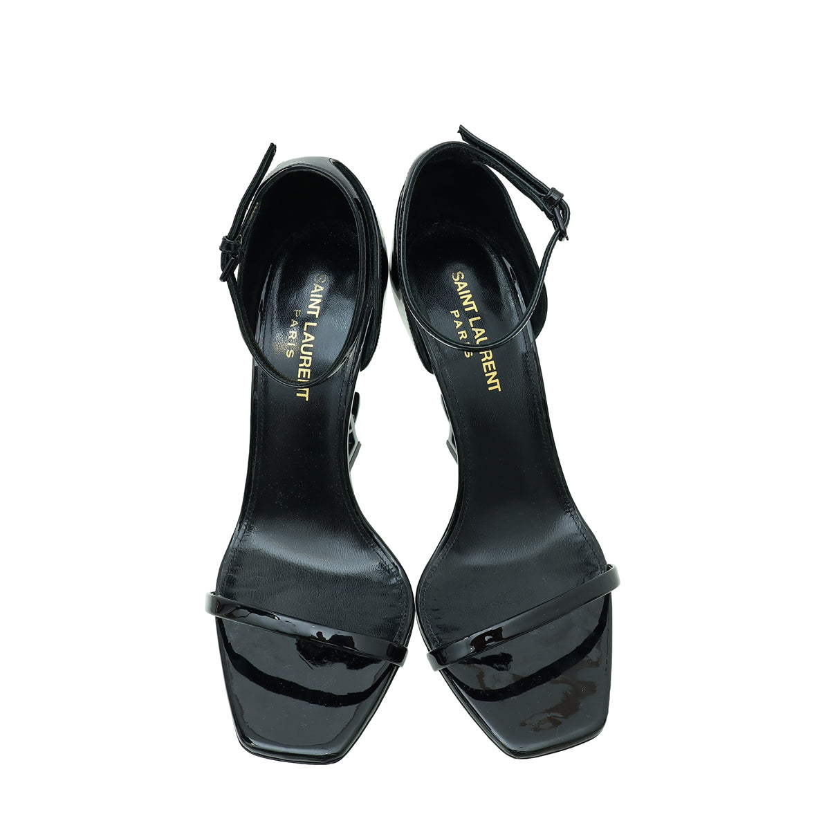 YSL Black Opyum Sandal 37