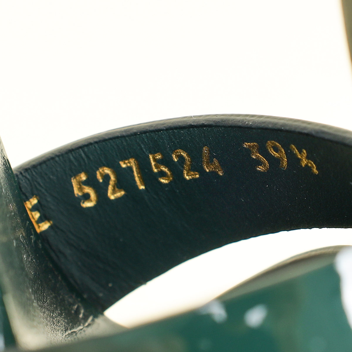 YSL Green High Heeled Tribute Sandals 39.5-YSL-THE CLOSET