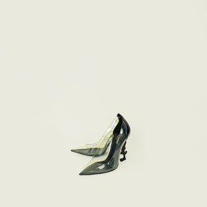 YSL Bicolor PVC Opyum Pumps 40.5