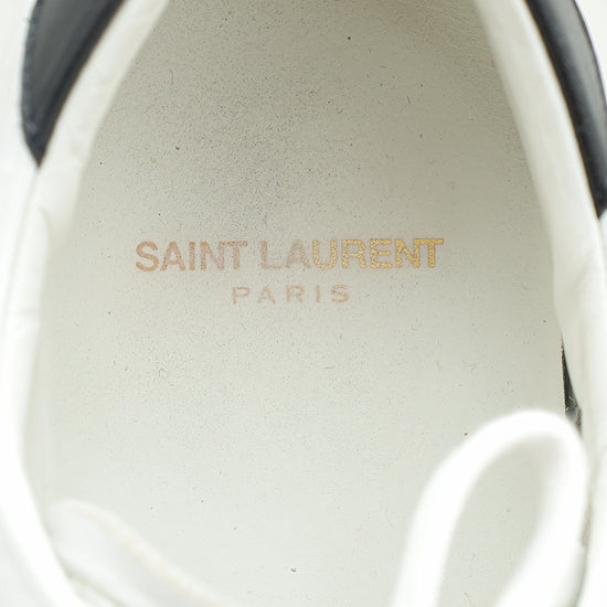 YSL White Court Classic Sneaker 41