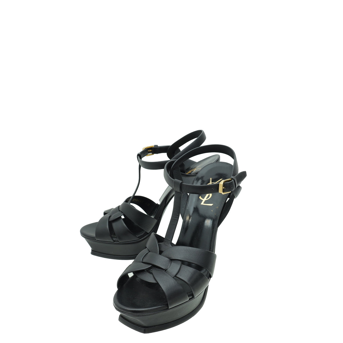 YSL Black Tribute Sandal 40