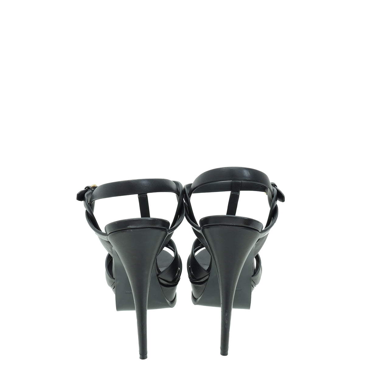 YSL Black Tribute Sandal 40