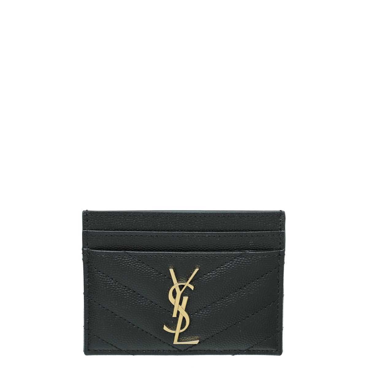 YSL Black Cassandre Card Case-YSL-THE CLOSET