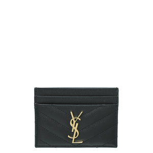 حالة بطاقة YSL Black Cassandre