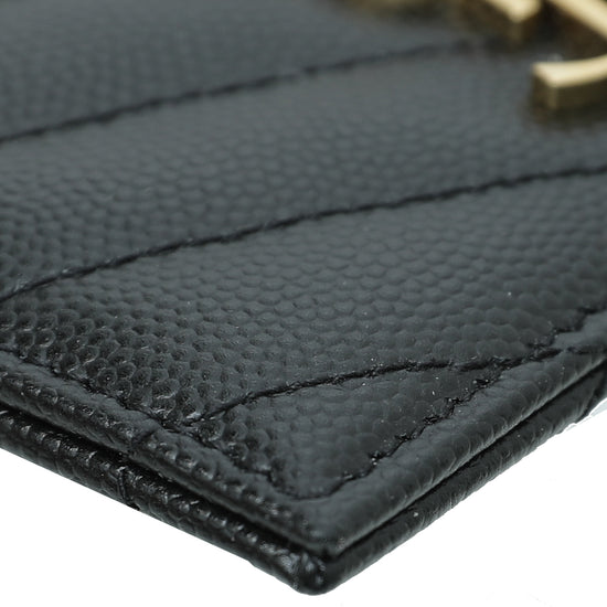 YSL Black Cassandre Card Case