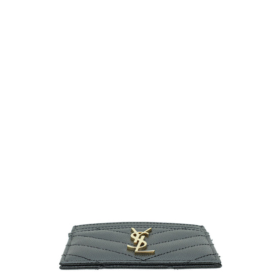 YSL Monogram Chevron Card Holder