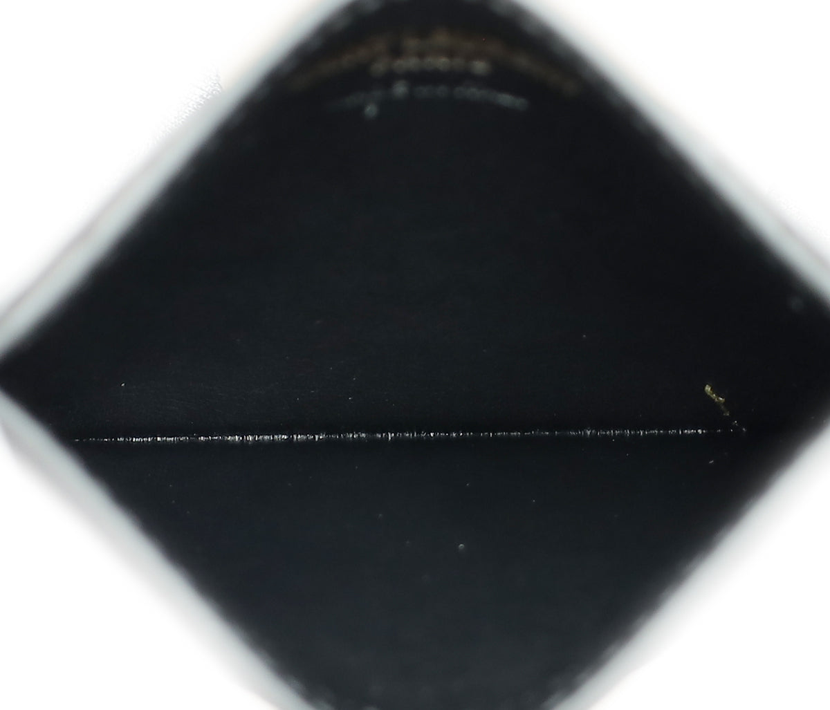 YSL Black Croco Embossed Cassandre Card Case