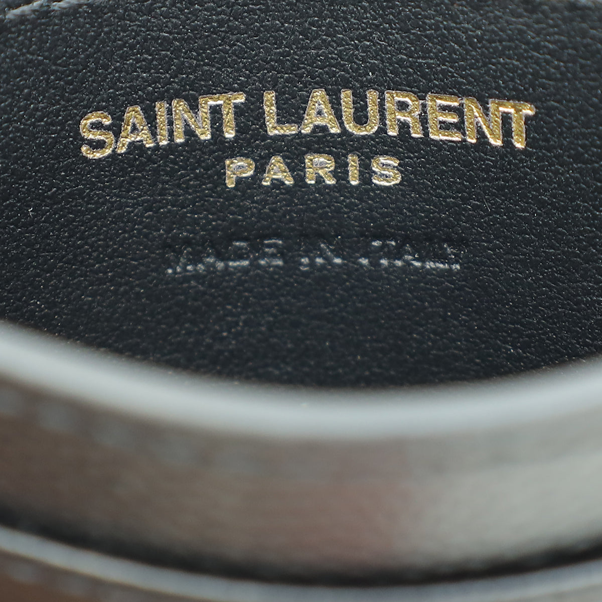 YSL Black Cassandre Matelasse Card Case