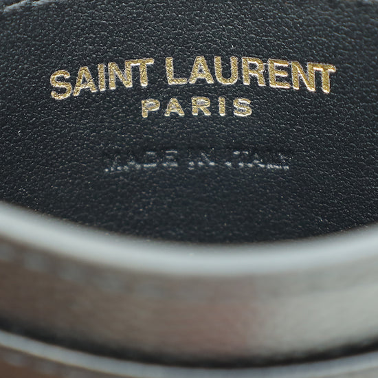 Load image into Gallery viewer, YSL Black Cassandre Matelasse Card Case
