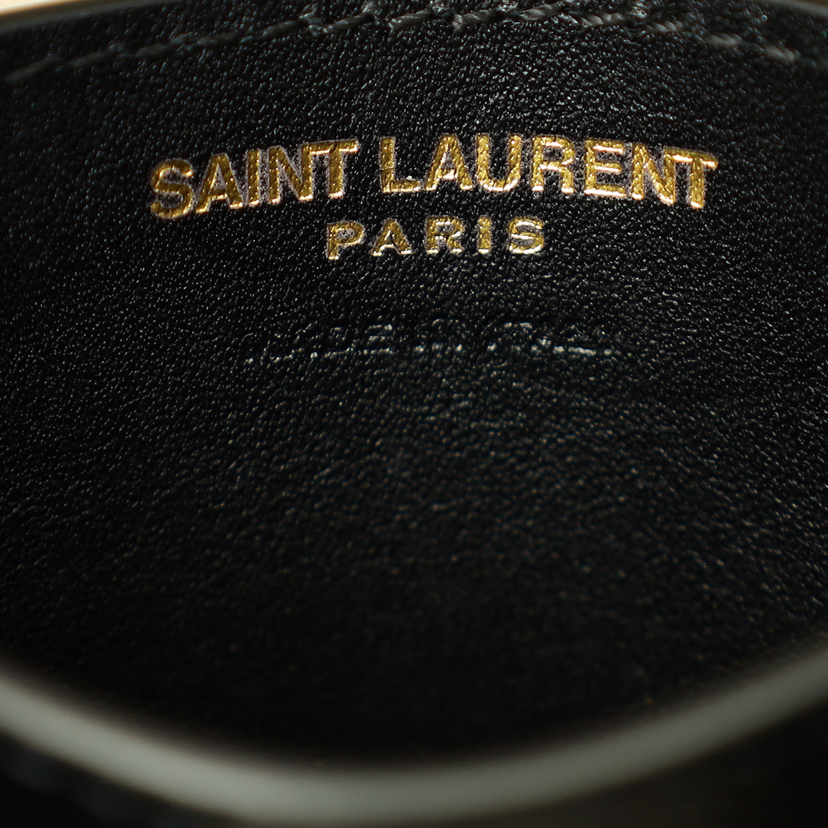 YSL Black Cassandre Matelasse Card Case-YSL-THE CLOSET