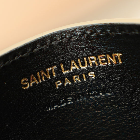 YSL Beige Cassandre Matelasse Card Case-YSL-THE CLOSET