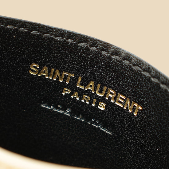 YSL Beige Cassandre Matelasse Card Case-YSL-THE CLOSET