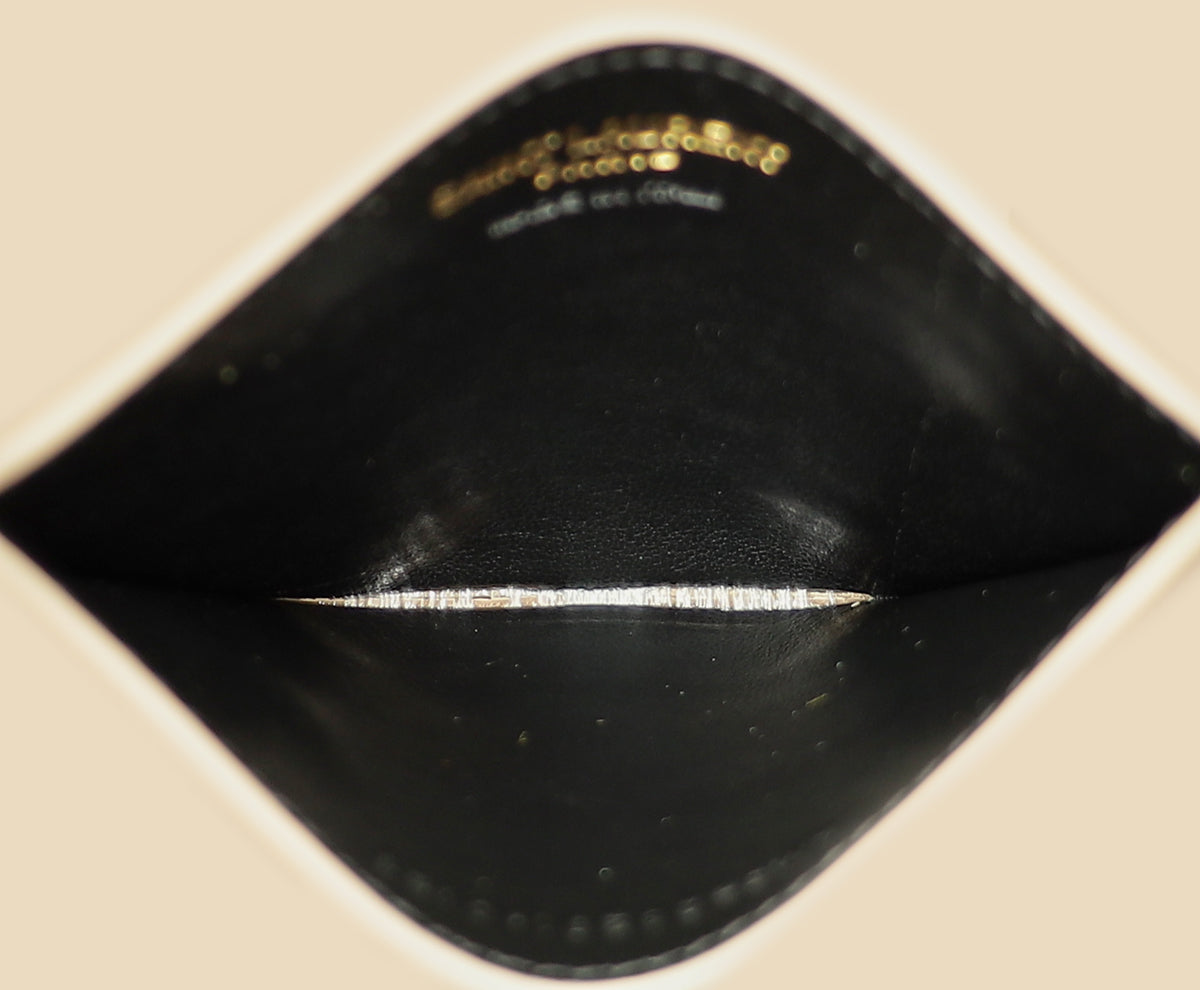 YSL Beige Cassandre Matelasse Card Case-YSL-THE CLOSET