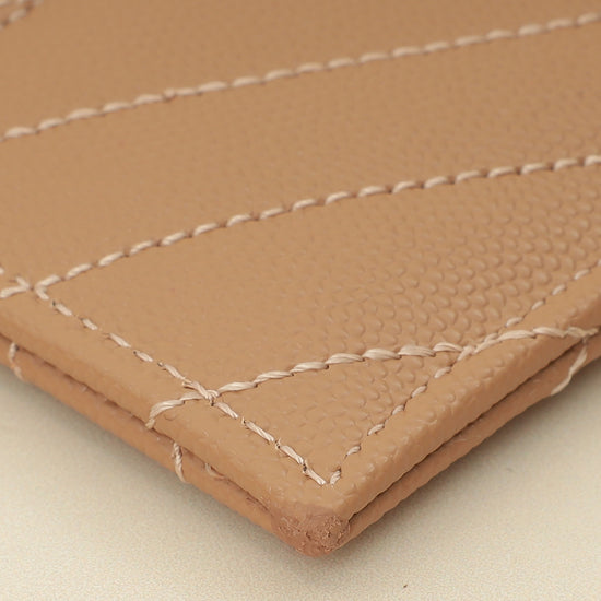 YSL Dusty Rose Cassandre Matelasse Card Case-YSL-THE CLOSET