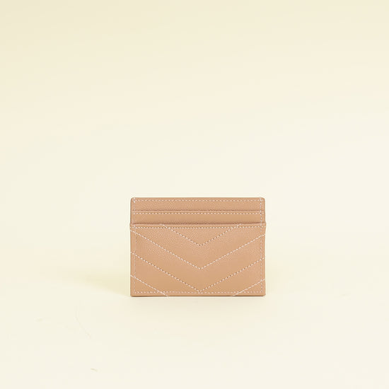YSL Nude Cassandre Matelasse Card Case