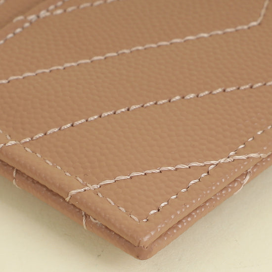 YSL Nude Cassandre Matelasse Card Case