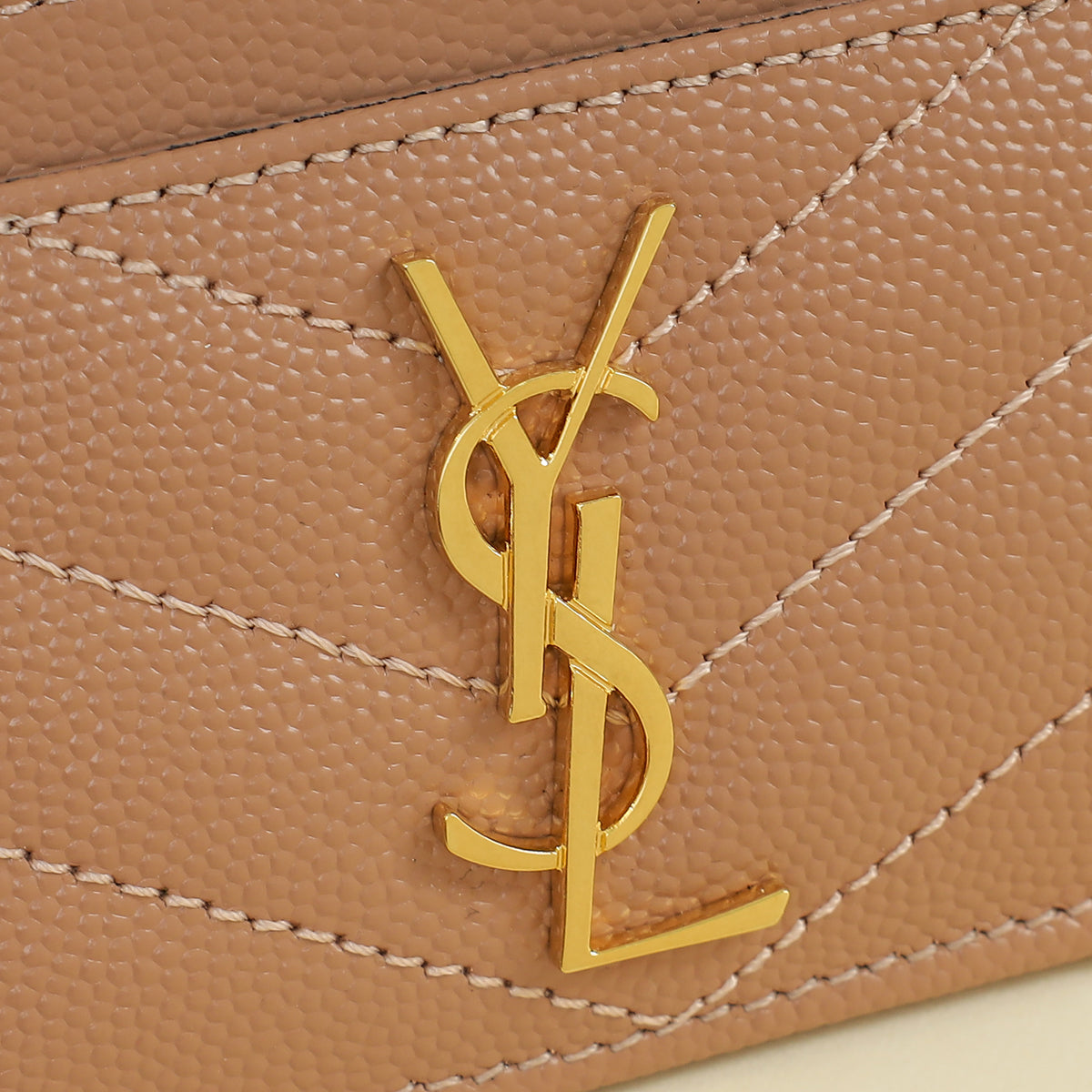 YSL Nude Cassandre Matelasse Card Case