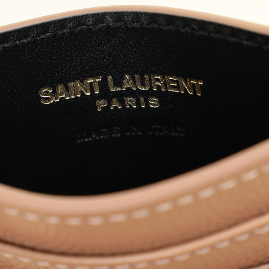 YSL Nude Cassandre Matelasse Card Case