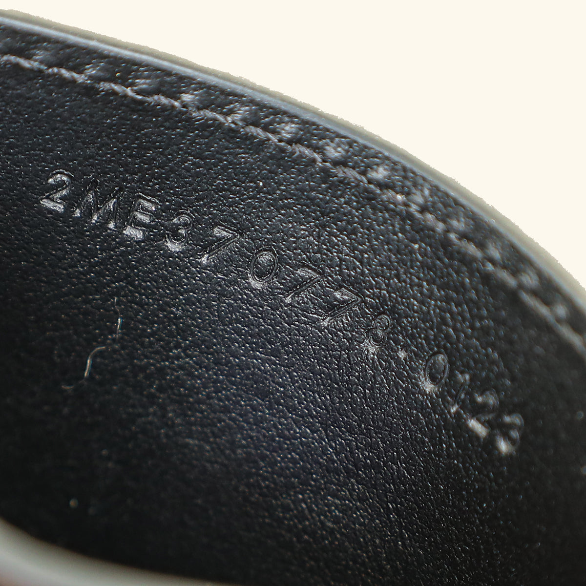 YSL Black Croco Embossed Cassandre Card Holder