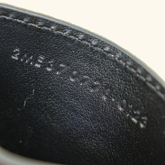 YSL Black Croco Embossed Cassandre Card Holder