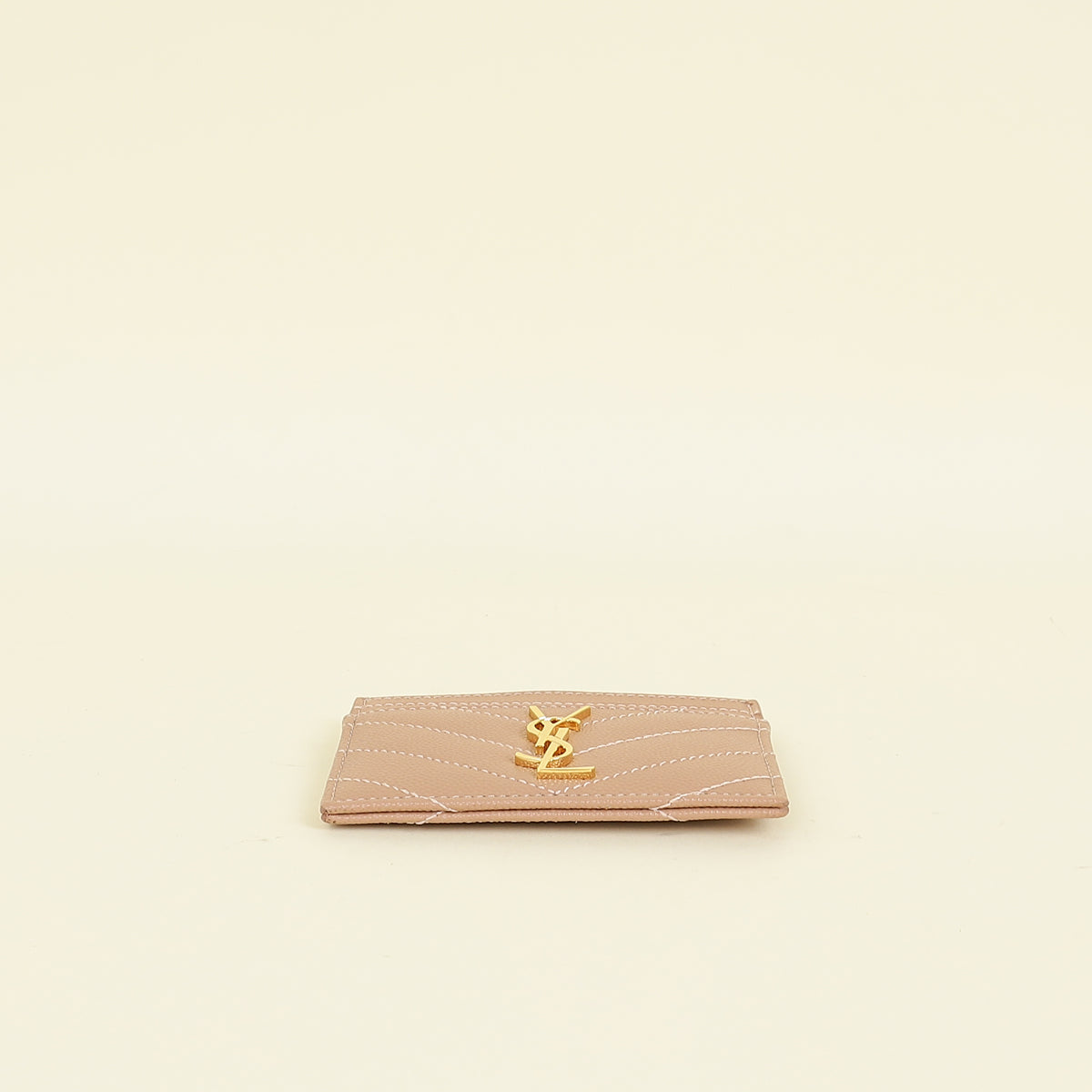 YSL Nude Cassandre Matelasse Card Holder