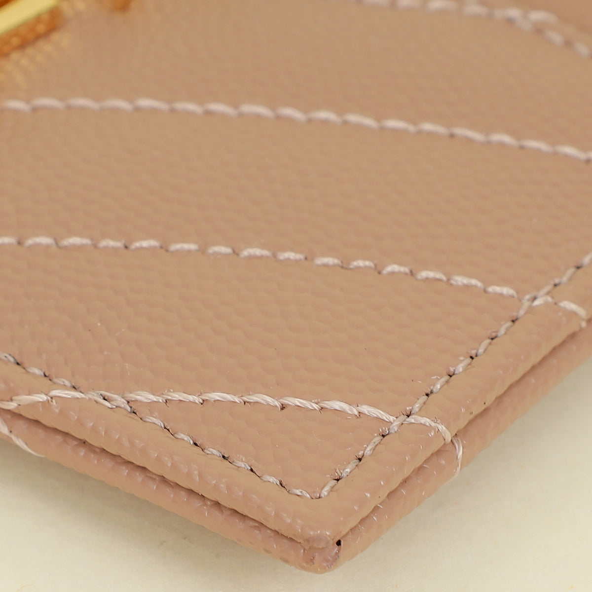 YSL Nude Cassandre Matelasse Card Holder