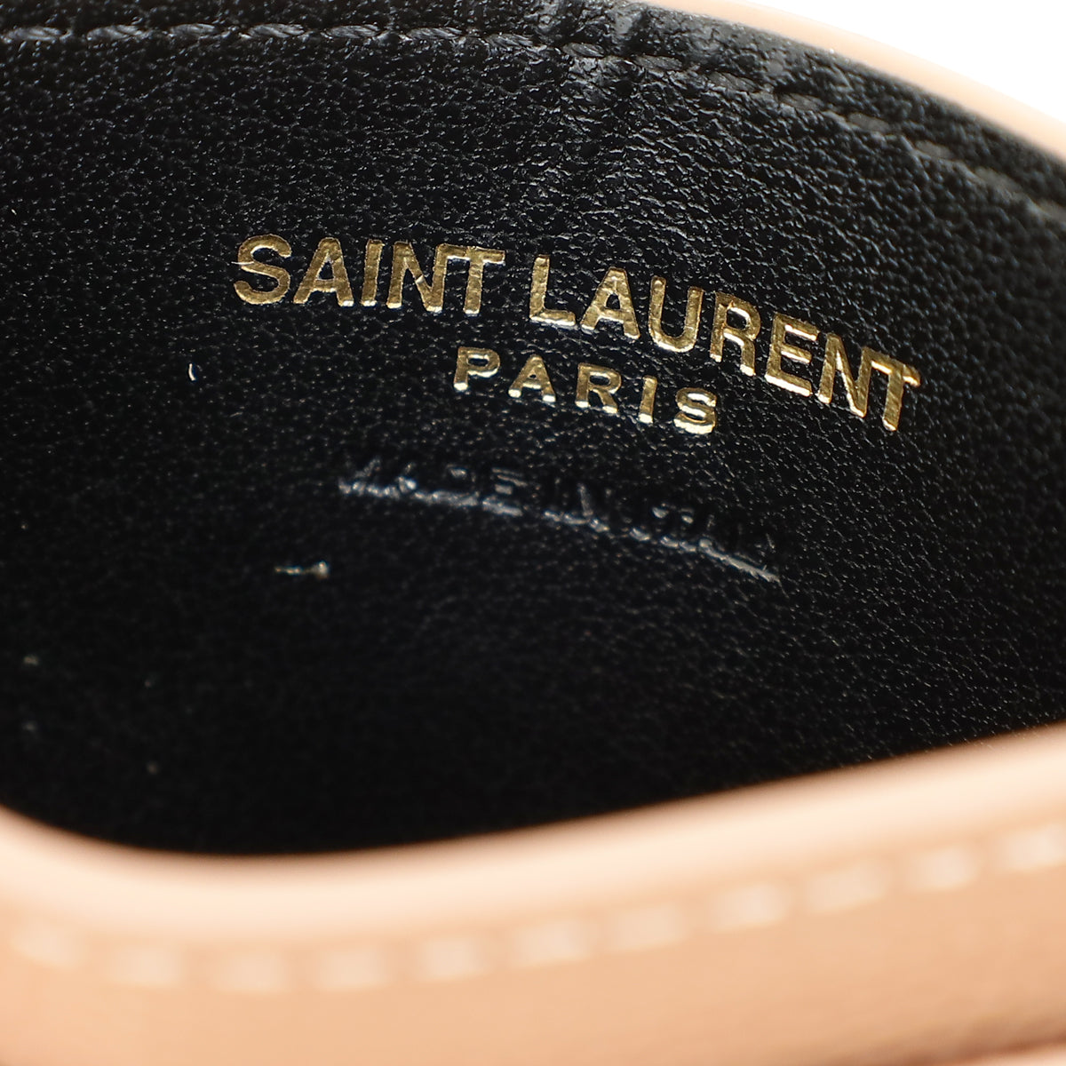 YSL Nude Cassandre Matelasse Card Holder