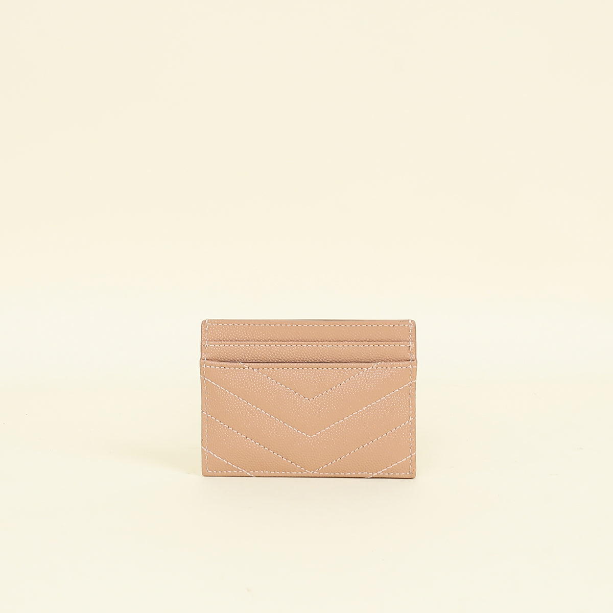 YSL Nude Cassandre Matelasse Card Holder