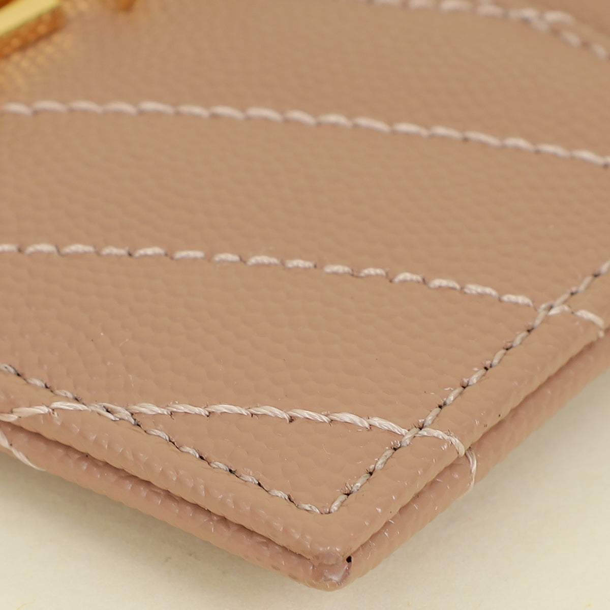 YSL Nude Cassandre Matelasse Card Holder