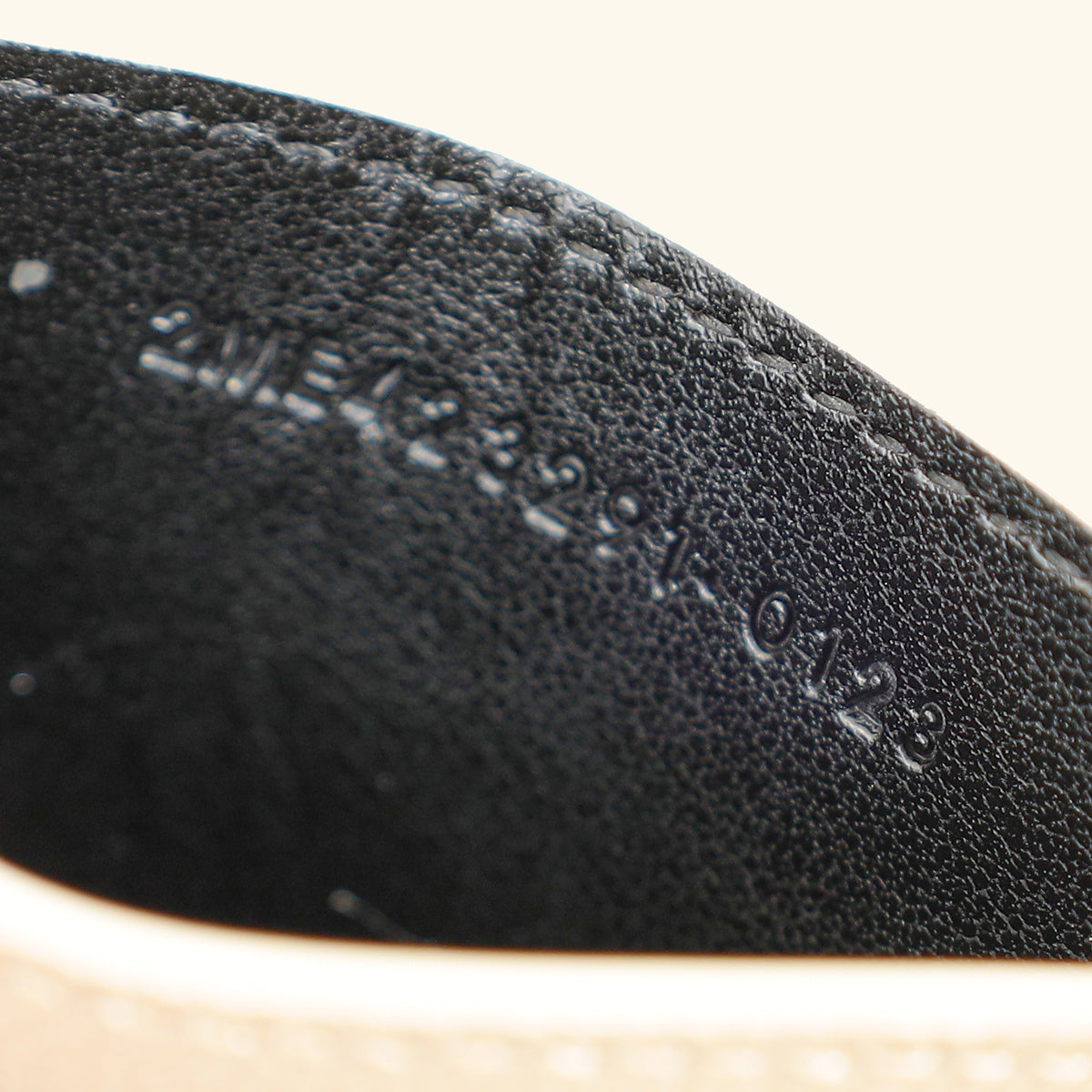 YSL Beige Cassandre Matelasse Card Holder