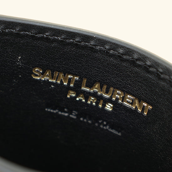 YSL Black Cassandre Matelasse Card Holder