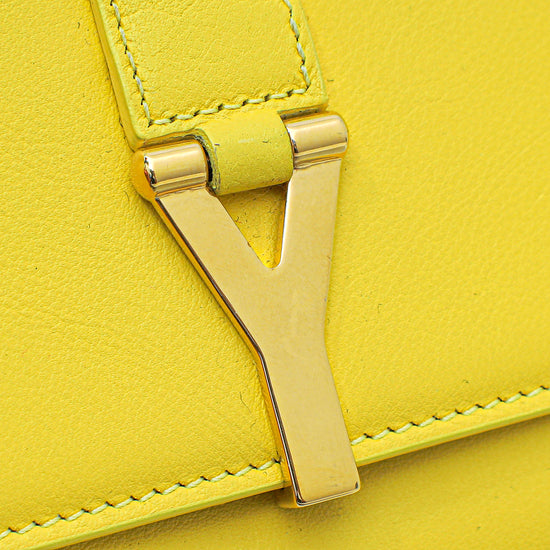 YSL Yellow Y Line Continental Wallet – THE CLOSET