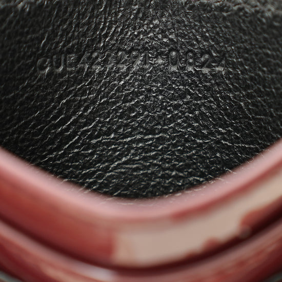 YSL Wine Red Cassandre Card Holder-YSL-THE CLOSET