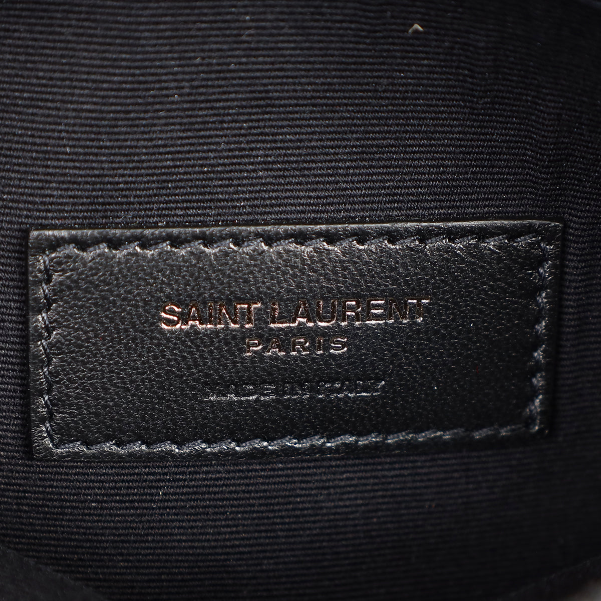 YSL Black Monogram Bill Pouch
