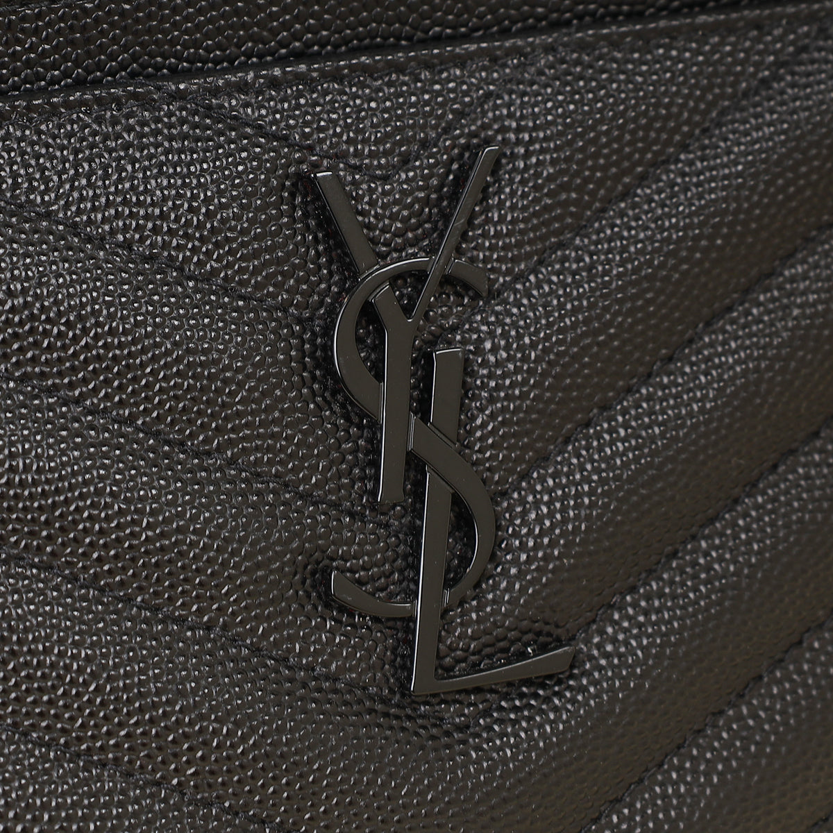 YSL Black Monogram Bill Pouch